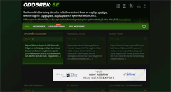 Desktop Screenshot of oddsrek.se